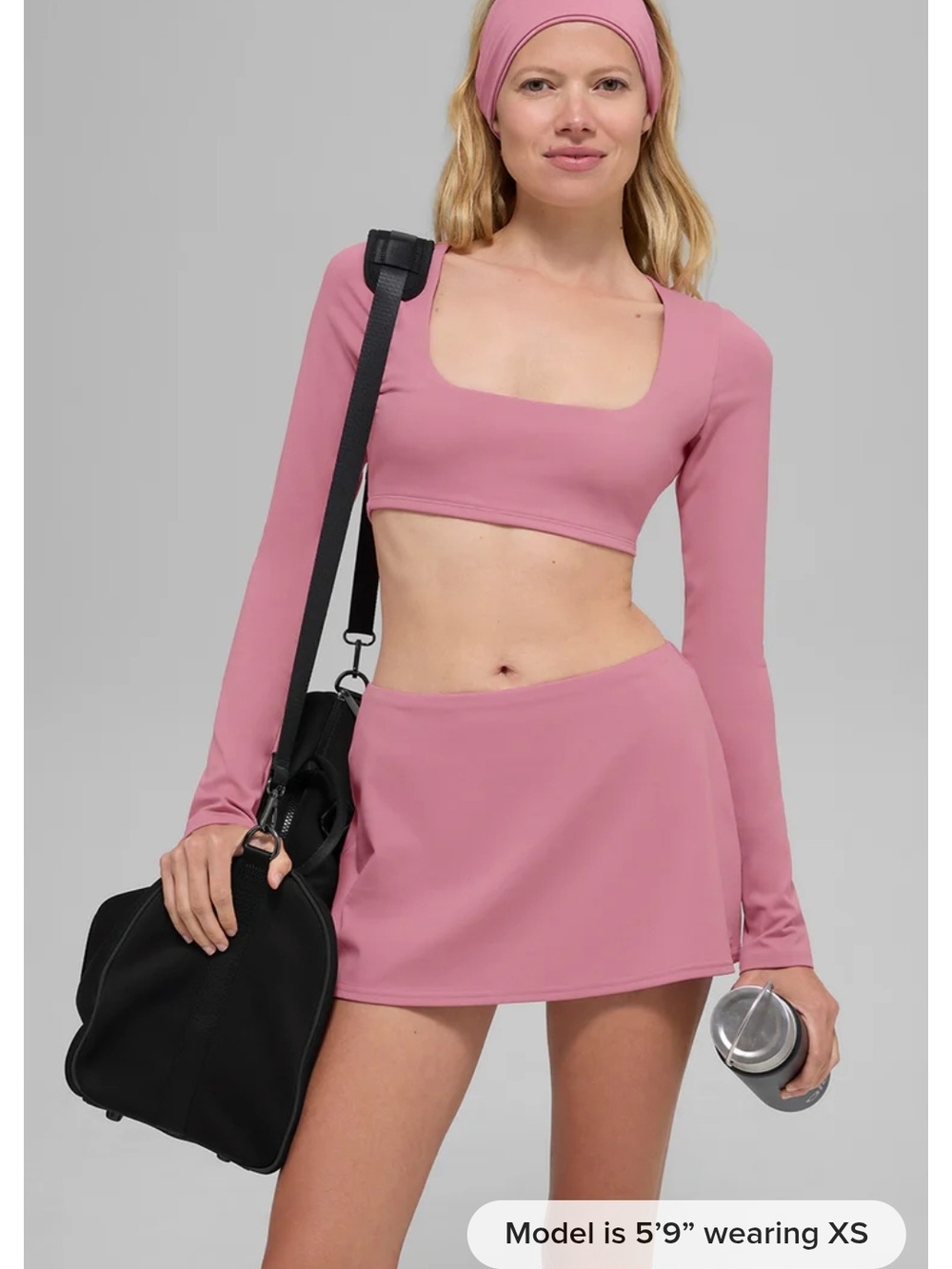 Alo Wild Rose Mini Skirt